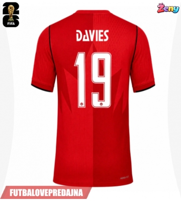 Lacne Ženy Futbalové dres Kanada Alphonso Davies #19 MS 2026 Krátky Rukáv - Domáci